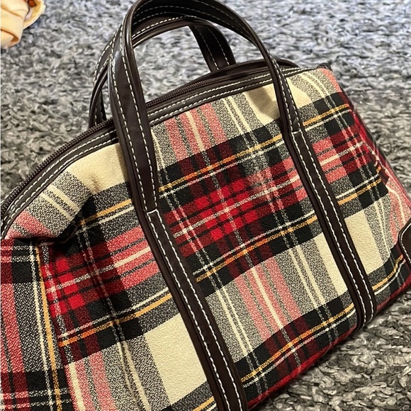 Plaid handbag - Picture 2 of 3